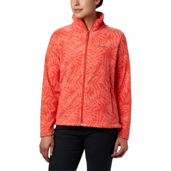 Dámské Bundy Columbia Fast Trek Light Printed Full-Zip Červené ZLSKEH407